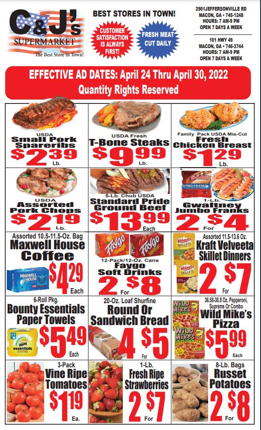 C&J’s Supermarket | Weekly Ad | Low Grocery Prices | Grocery Ads | C&J ...